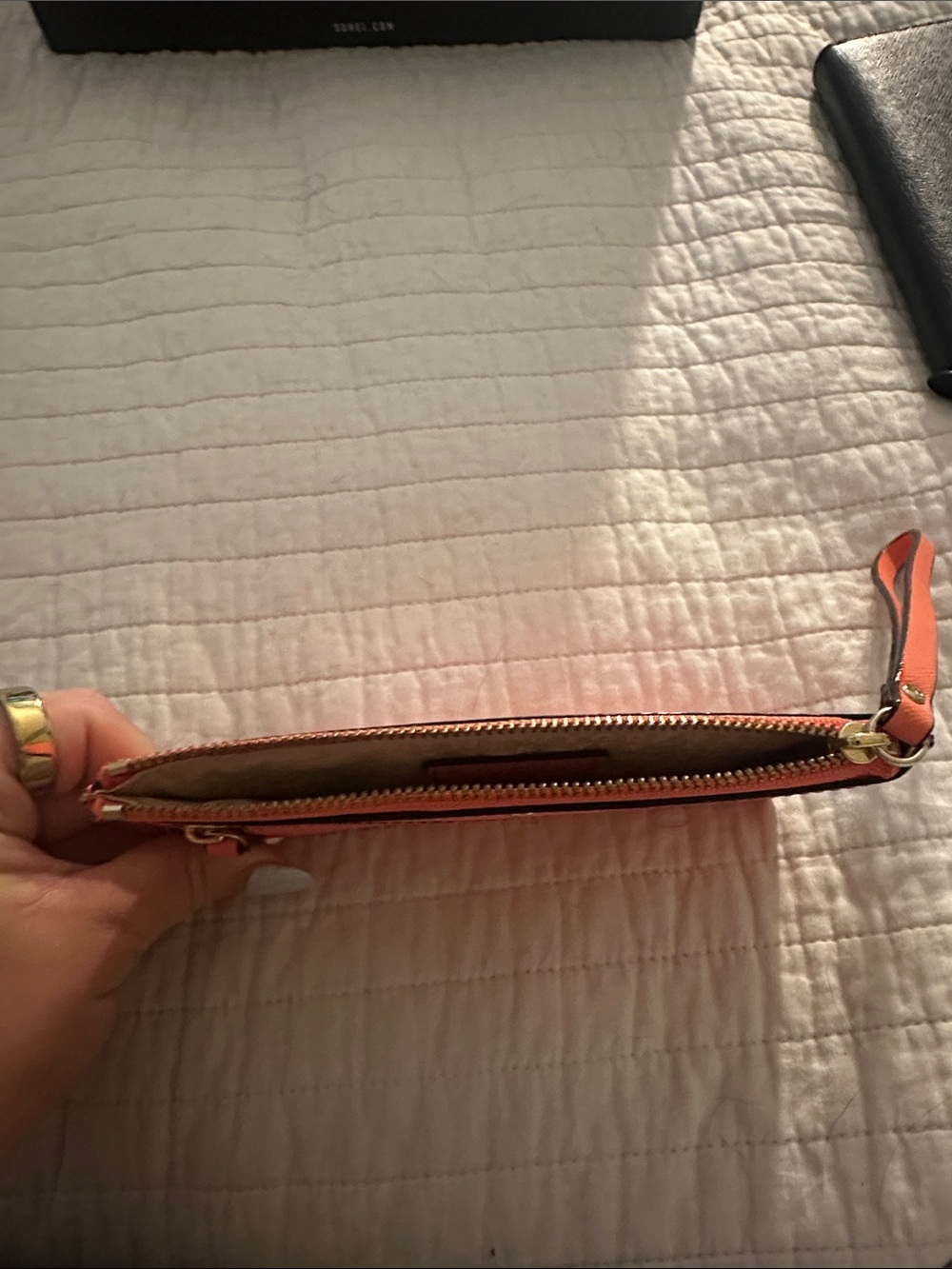 kate spade Coral Zip Front Wristlet - Picture 3 of 3